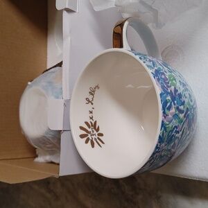 NIB Lilly Pulitzer Ceramic Mugs Set of 2